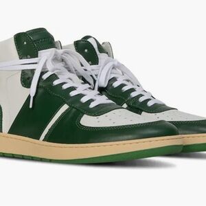 Collegium Green and White Pillar Destroyer High Top NWT Size 9